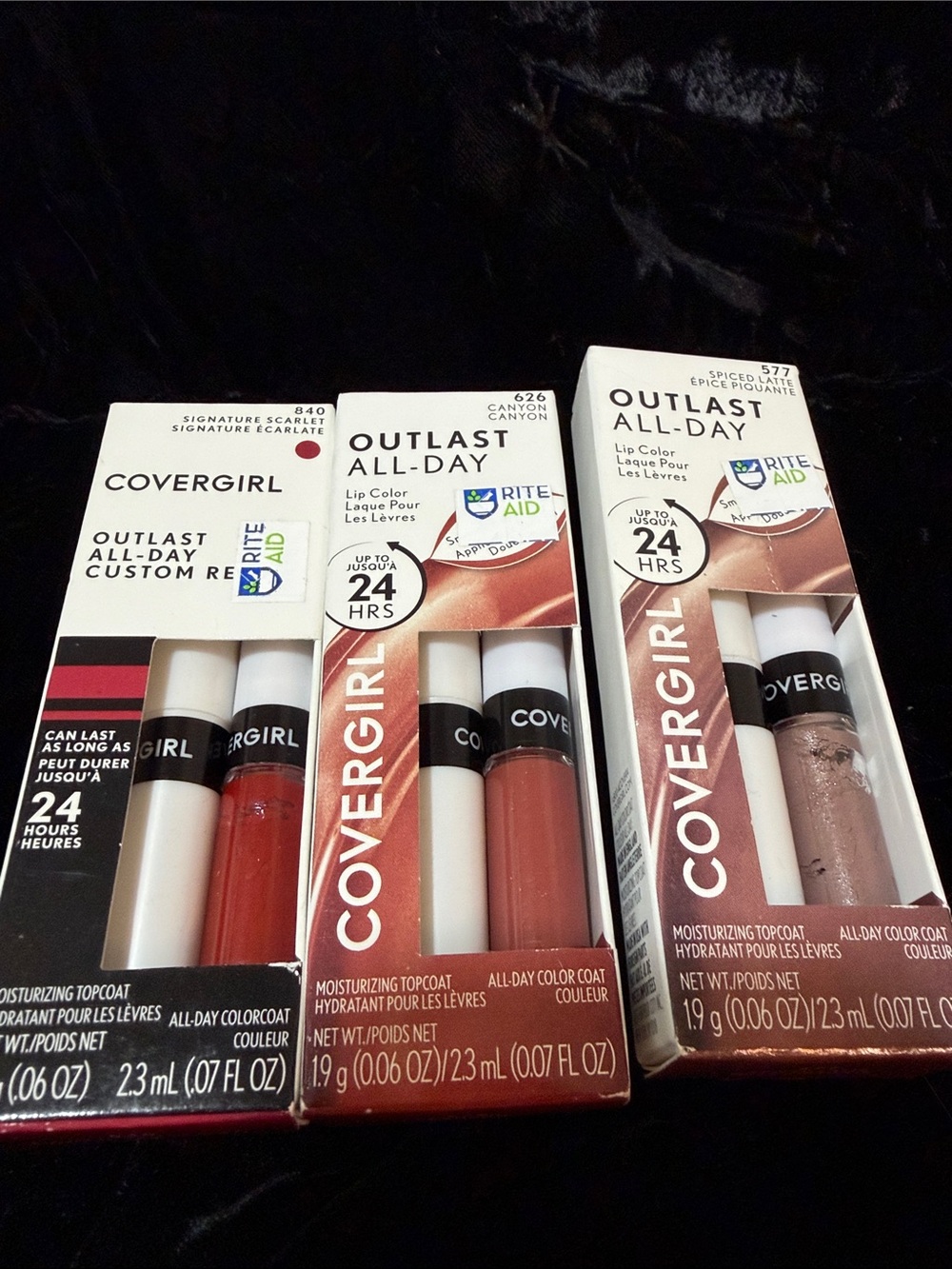 COVERGIRL Outlast All-Day Lip Color Trio - Red, Coral, Nude